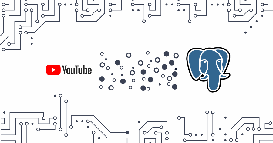 Kondado: Integre dados do YouTube no PostgreSQL
